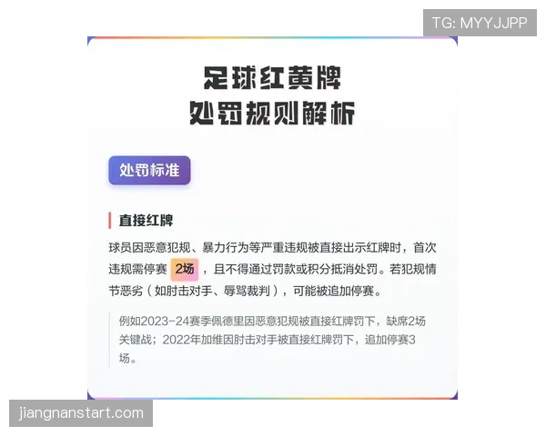 自动停赛规则如何判定？关键点全解析帮你秒懂处罚标准